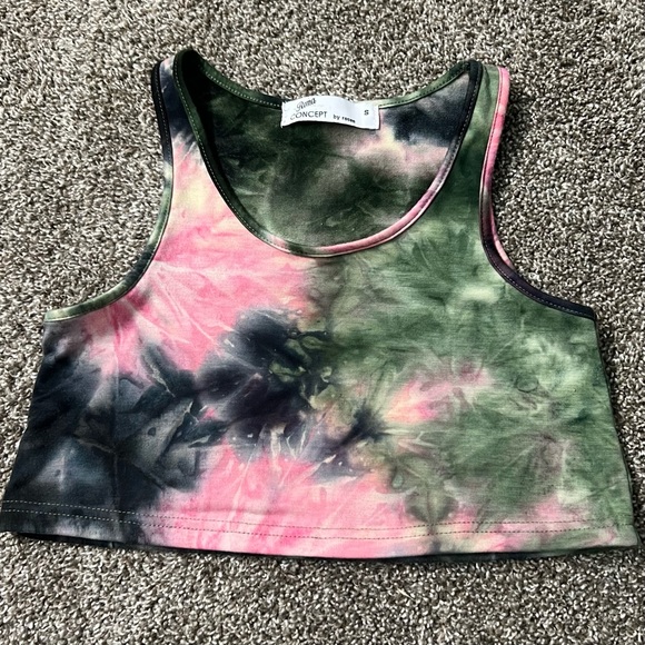 3/$20 Tie-Dye crop top - Picture 2 of 4